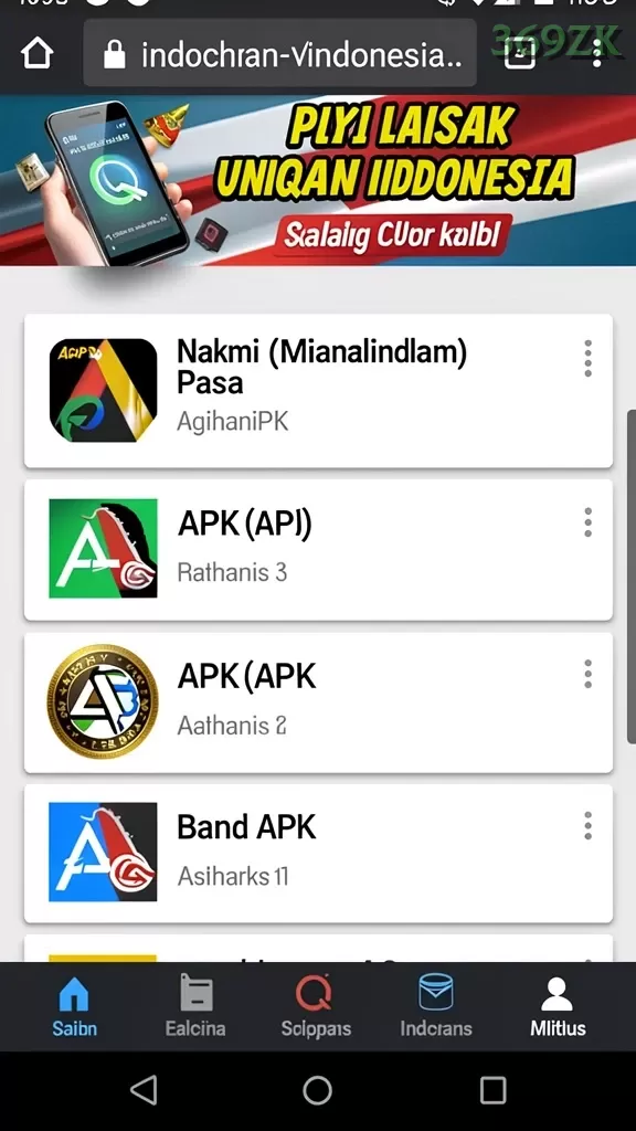Cuplikan layar BUKTI4D — halaman utama